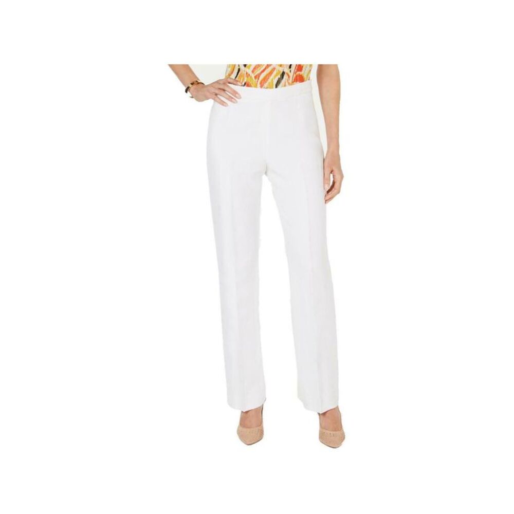 NWT KASPER Womens Beige Side Zipper Wear To Work Pants 4